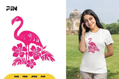 Floral Flamingo SVG Bundle - CraftNest - Digital Crafting and Art