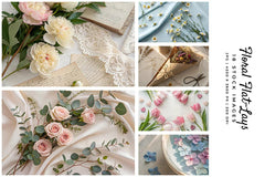 Floral Flatlays - Stock Images - CraftNest - Digital Crafting and Art