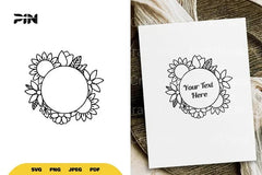 Floral Frame SVG Bundle - CraftNest - Digital Crafting and Art
