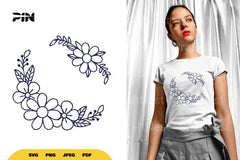 Floral Frame SVG Bundle - CraftNest - Digital Crafting and Art