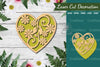 Floral Heart Laser Cut Decoration Clipart Bundle