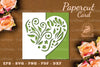 Floral Heart Papercut Card SVG Bundle