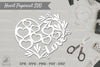 Floral Heart Papercut SVG Bundle
