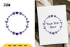 Floral Heart Wreath SVG Bundle