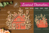 Floral House Laser Cut Decoration Bundle