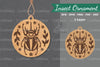 Floral Insect Laser Cut Ornament Clipart Bundle