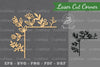 Floral Laser Cut Corner Clipart Bundle