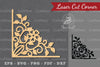 Floral Laser Cut Corner SVG Bundle