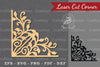 Floral Laser Cut Corner SVG Bundle