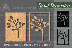 Floral Laser Cut Decoration Clipart Bundle - CraftNest - Digital Crafting and Art