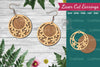 Floral Laser Cut Earrings Clipart Bundle