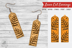 Floral Laser Cut Earrings SVG Bundle - CraftNest - Digital Crafting and Art