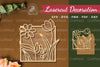 Floral Laser Cut Home Decoration Clipart Bundle