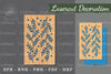 Floral Laser Cut Wall Decor Clipart Bundle