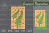 Floral Laser Cut Wall Decor Clipart Bundle