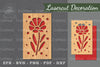 Floral Laser Cut Wall Decor Clipart Bundle
