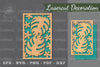 Floral Laser Cut Wall Decor Clipart Bundle