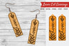 Floral Love Laser Cut Earrings SVG Bundle