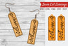 Floral Love Laser Cut Earrings SVG Bundle