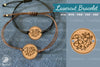 Floral Love Lasercut Bracelet Clipart Bundle