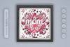 Floral Mom 3D Papercut Shadow Box SVG Bundle