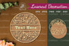 Floral Monogram Laser Cut Sign Clipart Bundle