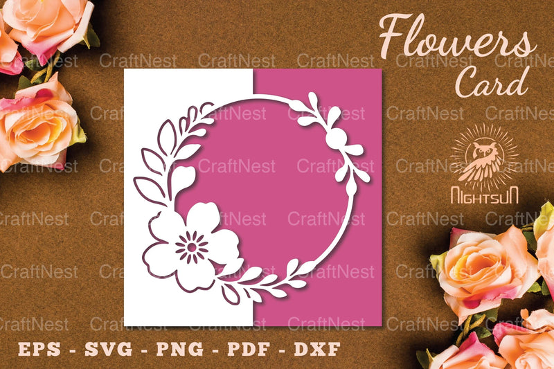 Floral Papercut Card Clipart Bundle - CraftNest - Digital Crafting and Art