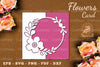 Floral Papercut Card Clipart Bundle