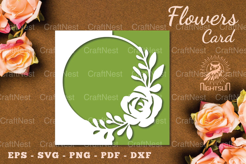 Floral Papercut Card SVG Bundle - CraftNest - Digital Crafting and Art