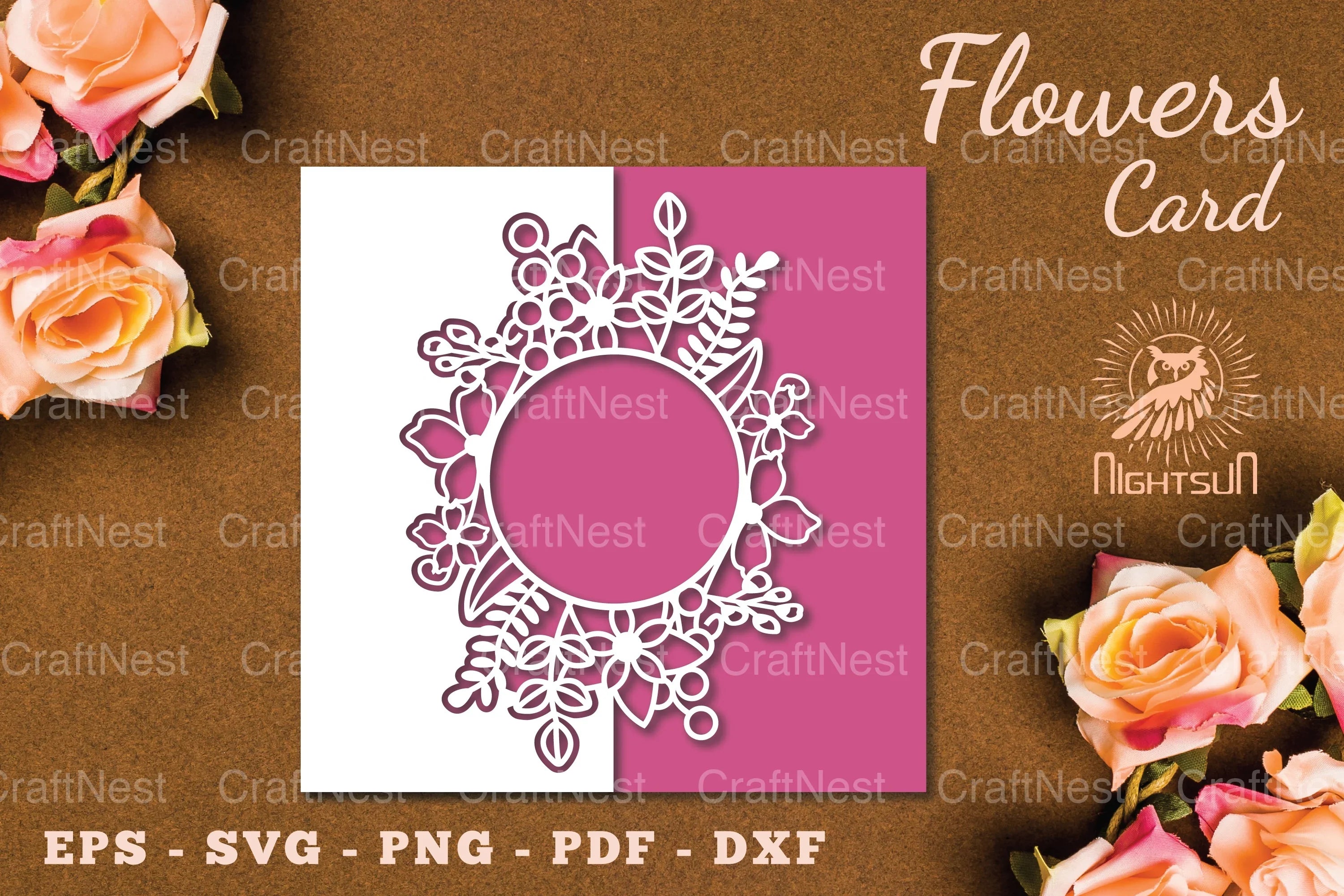 Floral Papercut Card SVG Bundle - CraftNest - Digital Crafting and Art