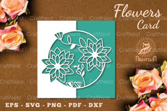 Floral Papercut Card SVG Bundle - CraftNest - Digital Crafting and Art