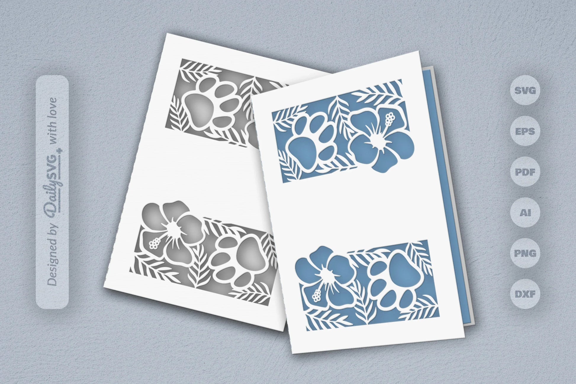 Floral Paw SVG Bundle for Pet Lovers 7 - CraftNest - Digital Crafting and Art