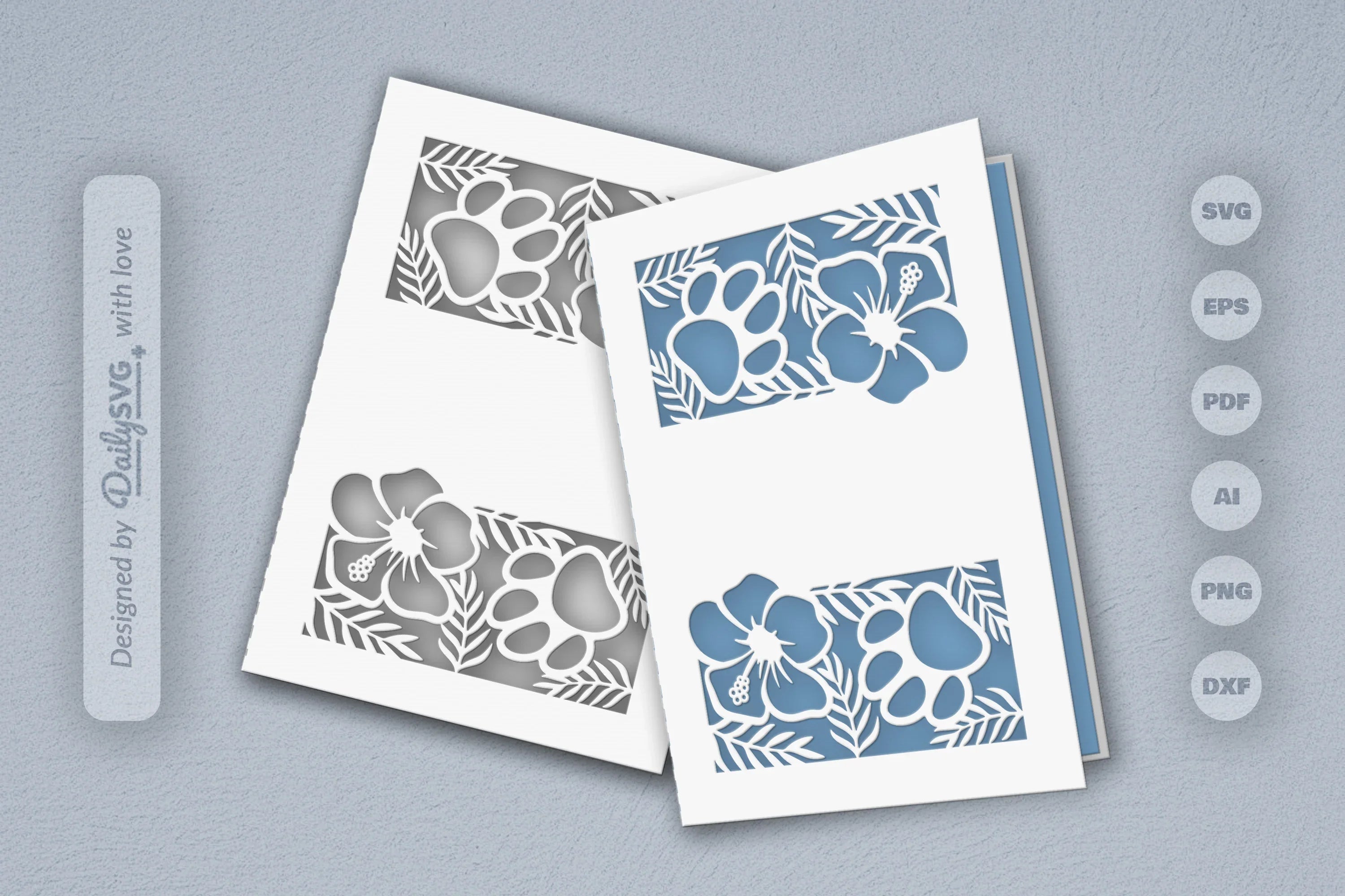 Floral Paw SVG Bundle for Pet Lovers 7 - CraftNest - Digital Crafting and Art