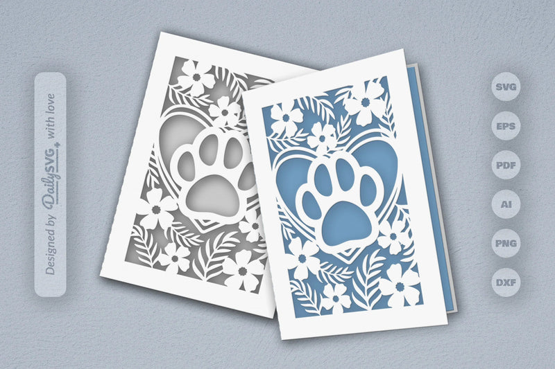 Floral Paw SVG Bundle for Pet Lovers 2 - CraftNest - Digital Crafting and Art
