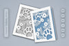 Floral Paw Print SVG Bundle