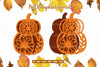 Floral Pumpkin Laser Cut SVG Bundle