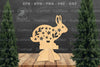 Floral Rabbit Laser Cut Home Decor Clipart Bundle