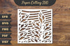Floral Rectangle Frame Papercut SVG Bundle