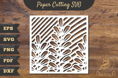 Floral Rectangle Frame Papercut Clipart Bundle - CraftNest - Digital Crafting and Art