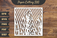 Floral Rectangle Frame Papercut Clipart Bundle - CraftNest - Digital Crafting and Art