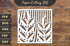 Floral Rectangle Frame Papercut Clipart Bundle - CraftNest - Digital Crafting and Art