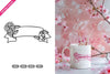 Floral Ribbon Border SVG Bundle