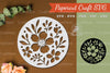 Floral Round Paper Cut Clipart Bundle