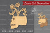 Floral Skull Laser Cut Decoration Clipart Bundle