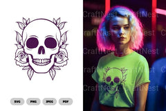 Floral Skull SVG Bundle - CraftNest - Digital Crafting and Art