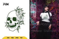 Floral Skull SVG Bundle - CraftNest - Digital Crafting and Art
