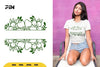 Floral Split Border SVG Bundle
