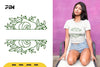 Floral Split Border SVG Bundle