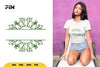Floral Split Border SVG Bundle