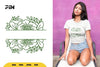 Floral Split Border SVG Bundle